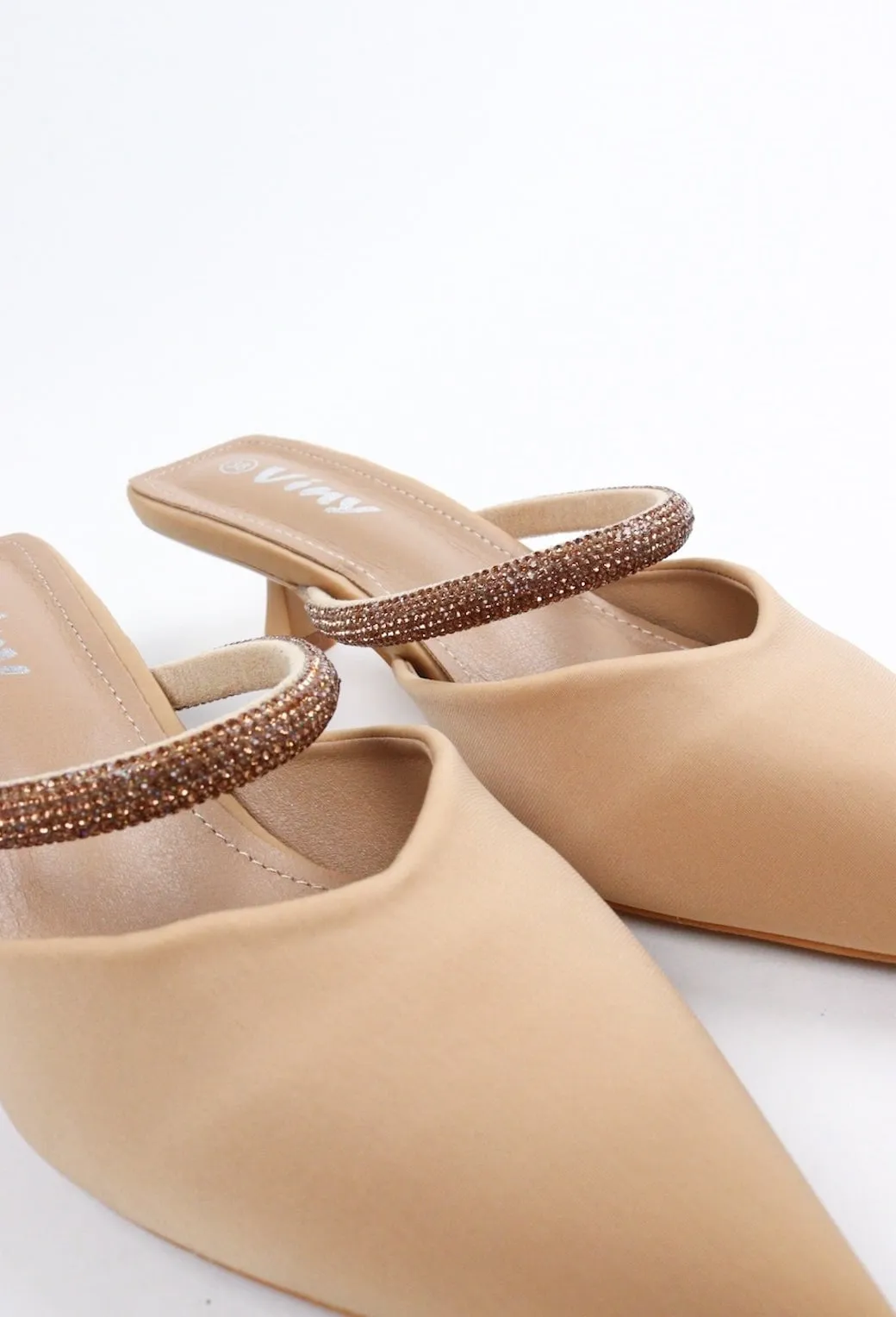 Viny Women's Sparkle Kitten Heels