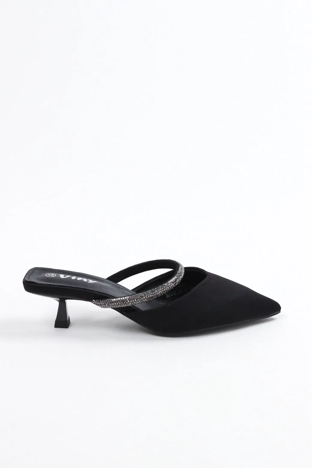 Viny Women's Sparkle Kitten Heels