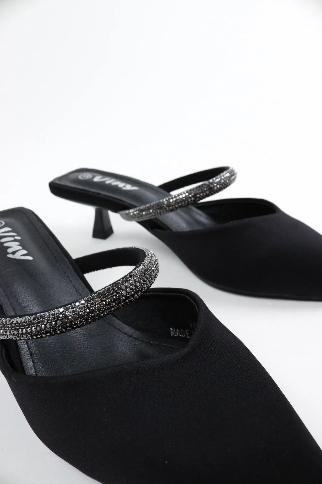 Viny Women's Sparkle Kitten Heels