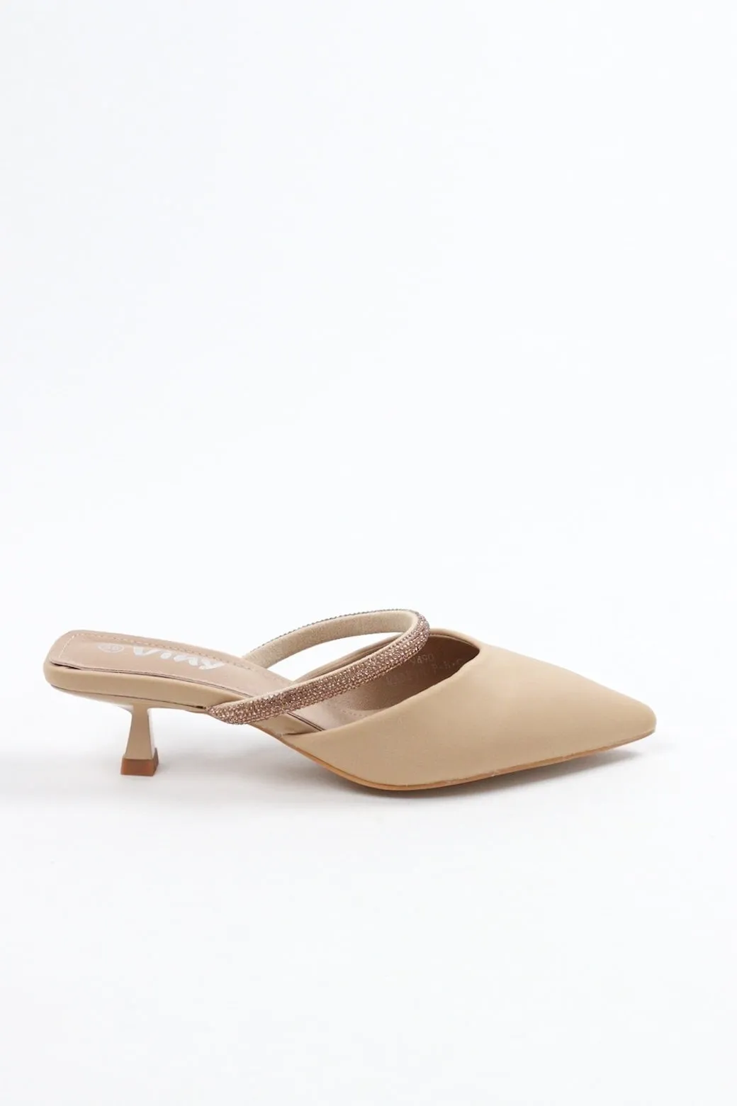 Viny Women's Sparkle Kitten Heels