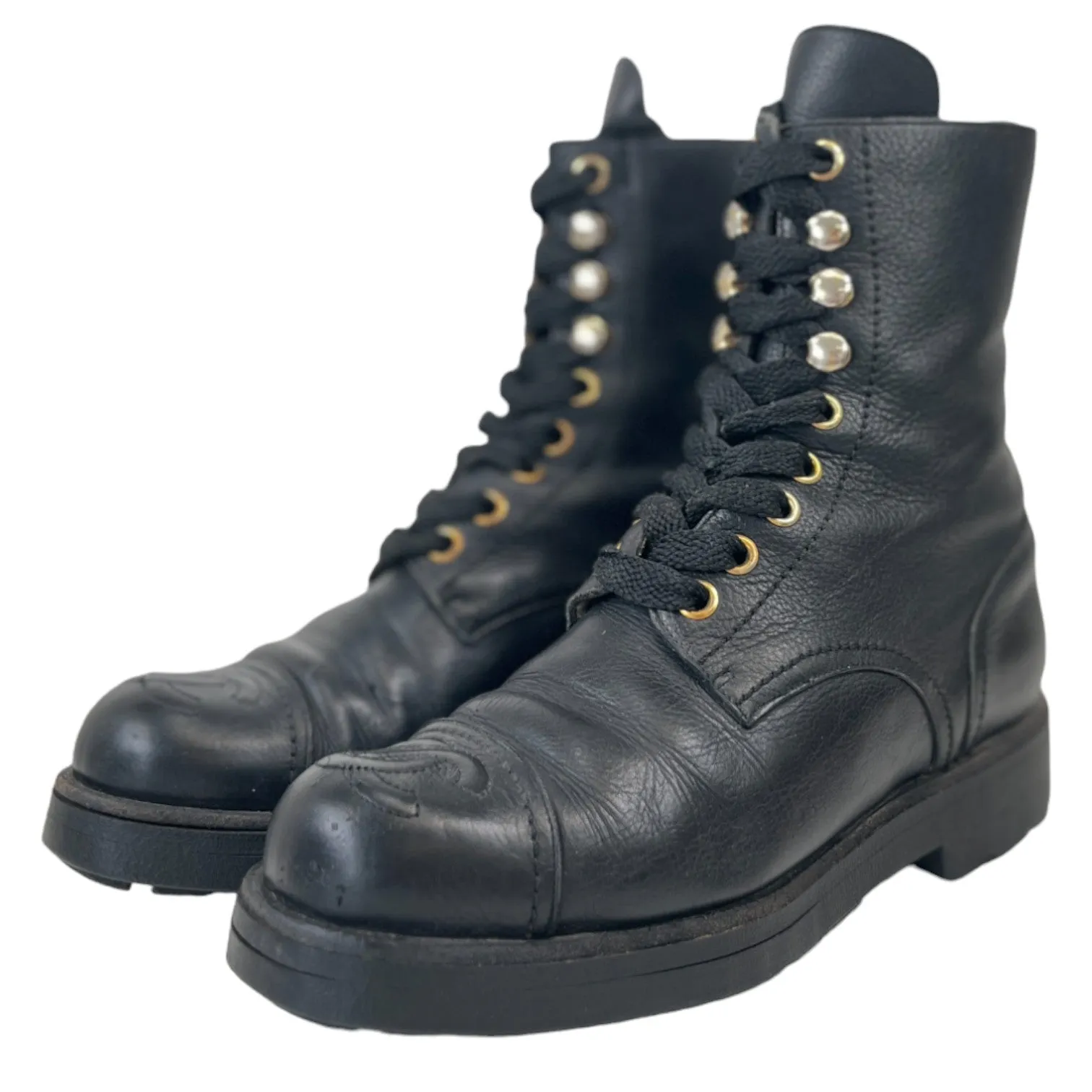 Women's Cc Biker Boots Black Size EU 36 / UK 3
