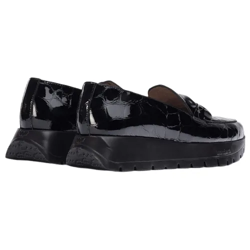 Wonders  Loafers - A-2430 - Black