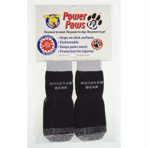 Woodrow Wear Power Paws Grey Hound Reinforced Foot Extra Small Black-gray 1.0" - 1.4" X 1.4" - 1.9"