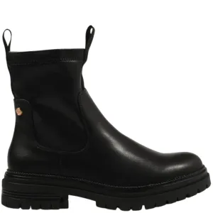 XTI Black Chunky Ankle Boots