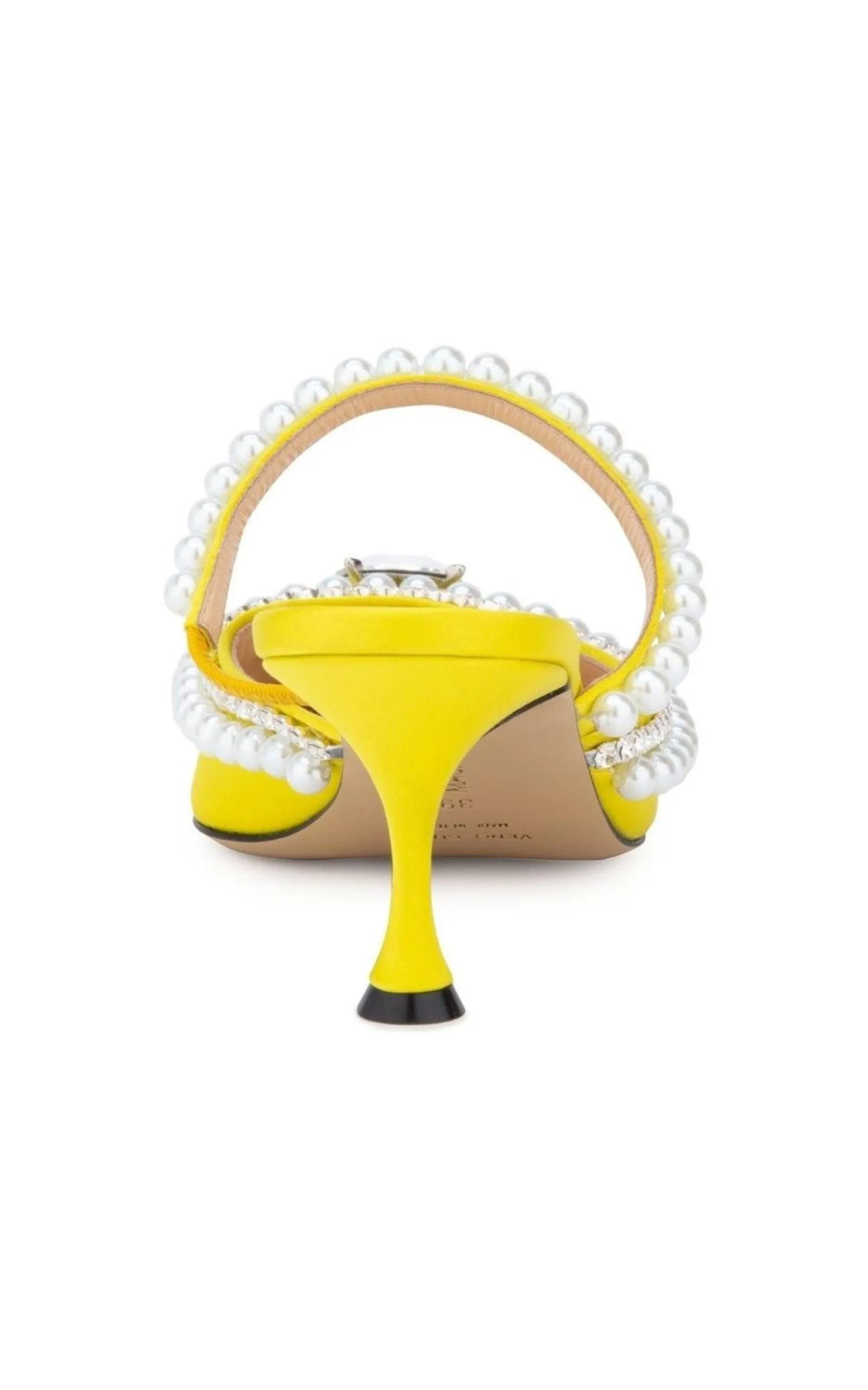 Yellow Diamond & Pearl 65 Heels