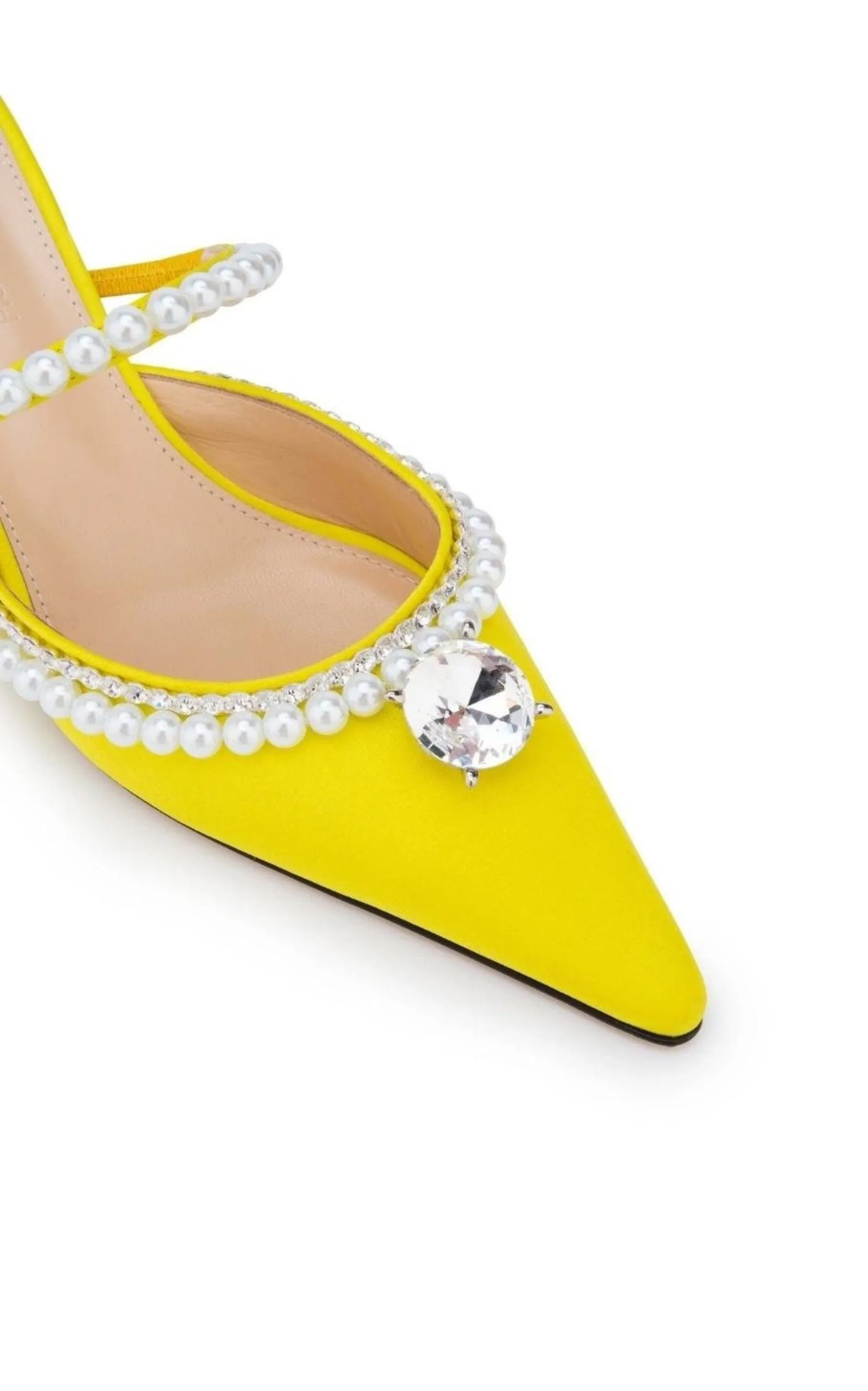 Yellow Diamond & Pearl 65 Heels