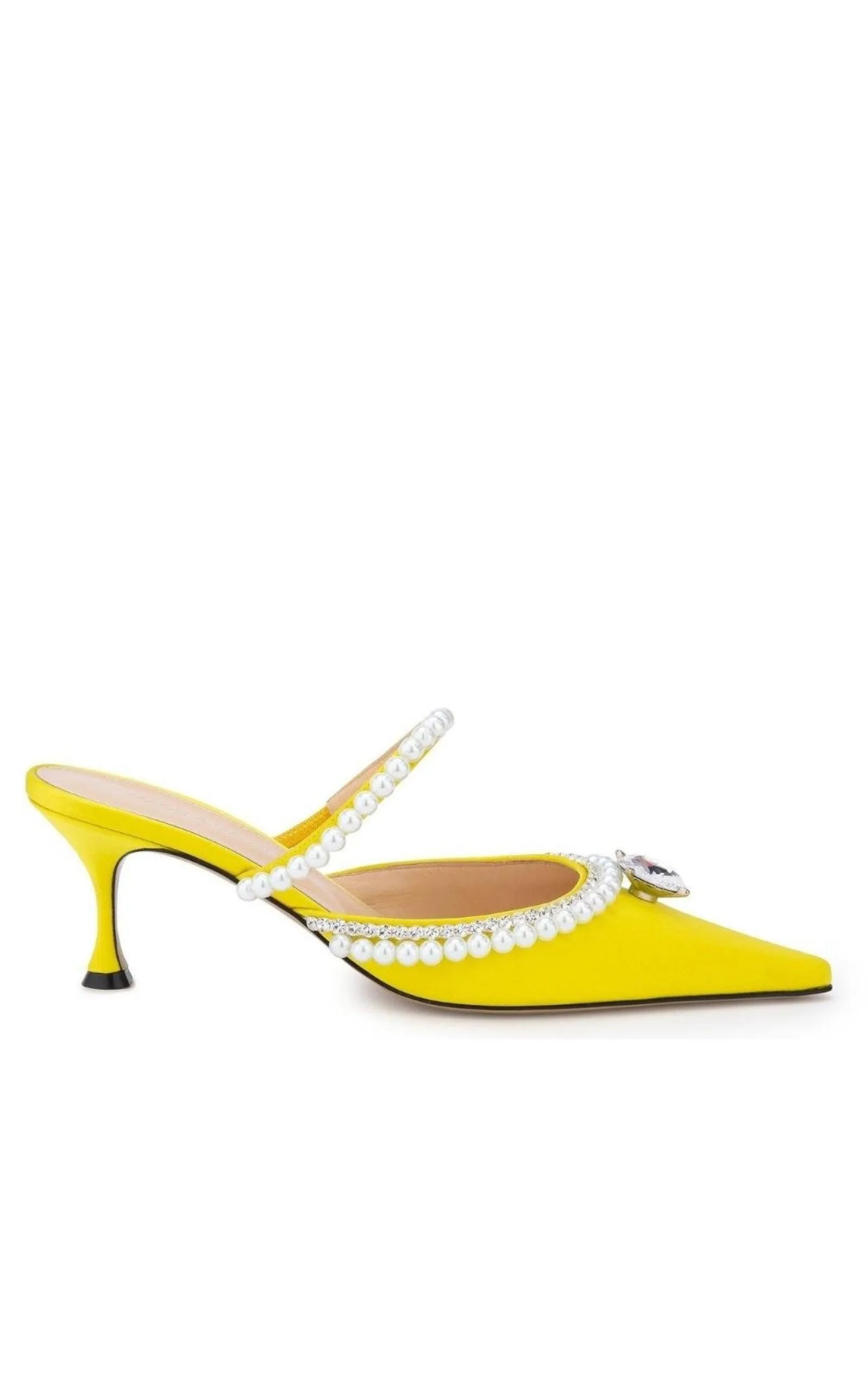 Yellow Diamond & Pearl 65 Heels
